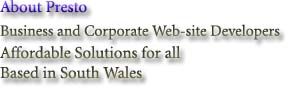 Description of Presto's services